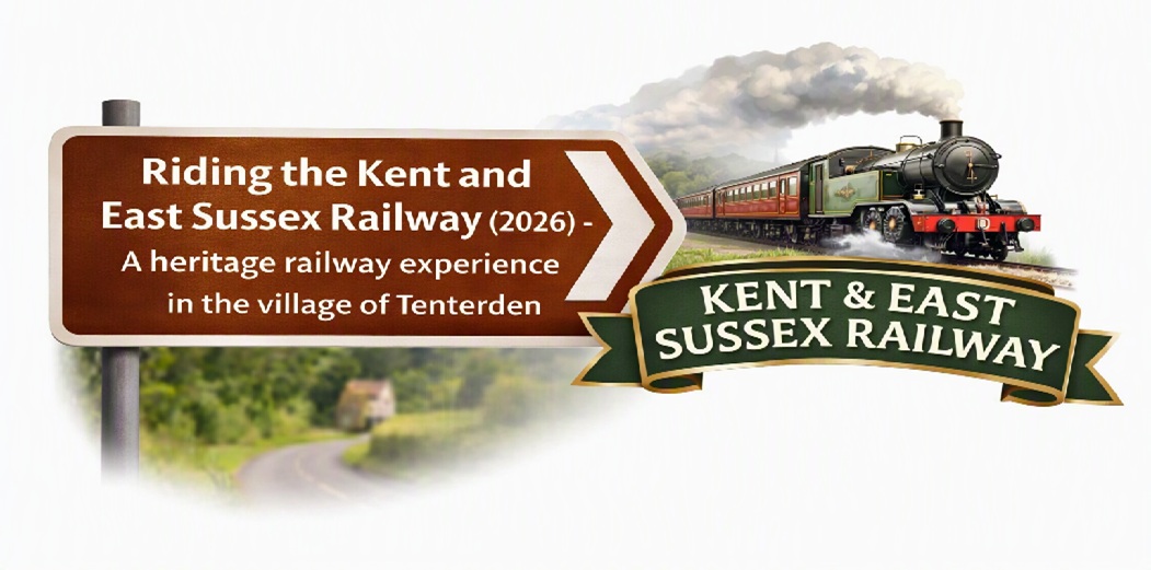Riding the Kent and East Sussex Railway (2026) – A heritage railway experience in the village of Tenterden